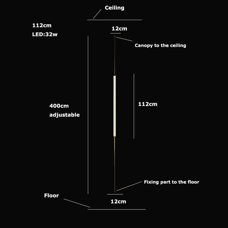 Cirque Floor-to-Ceiling Column Lamp - Procure Décor