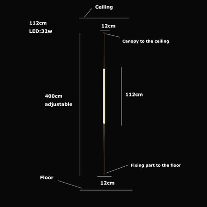 Cirque Floor-to-Ceiling Column Lamp - Procure Décor