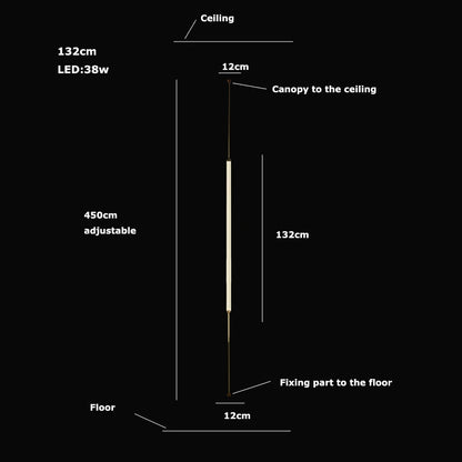 Cirque Floor-to-Ceiling Column Lamp - Procure Décor