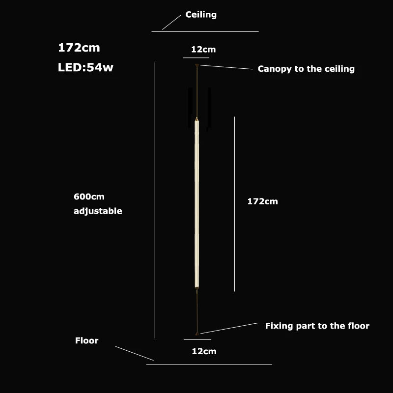 Cirque Floor-to-Ceiling Column Lamp - Procure Décor
