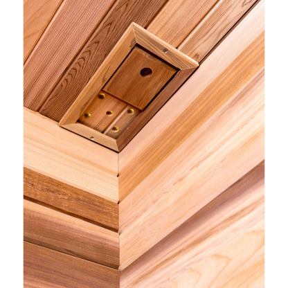 Saunacore Classic Style Wood Front Traditional Indoor Saunas - TC4x4