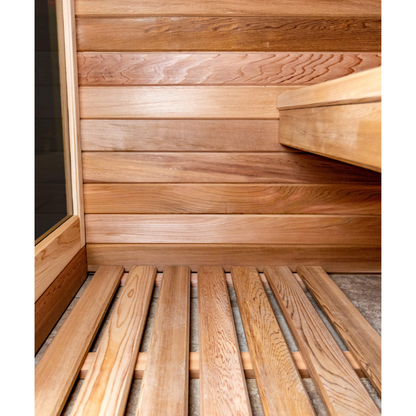 Saunacore Classic Style Wood Front Traditional Indoor Saunas - TC4x4