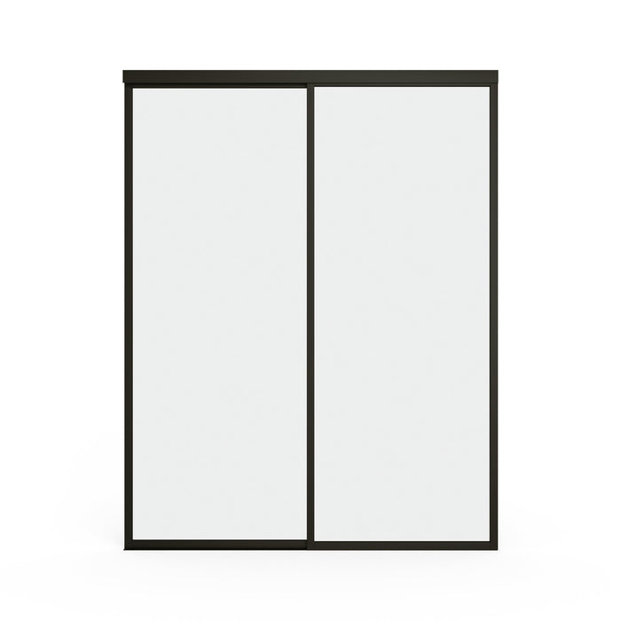 Doors22 144x96 Glass Sliding Room Divider Clear 4 panels - RDB144x96clear