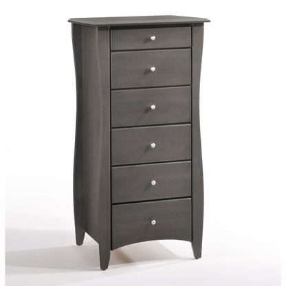 Night and Day Furniture Clove 6 Drawer Lingerie Chest - CD-CLOF-5A-CH