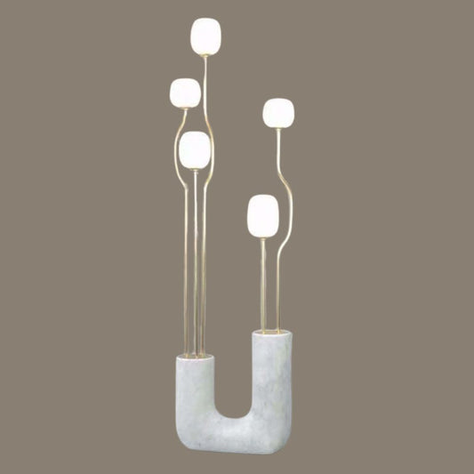 Comet Decorative Marble Floor Lamp - Procure Décor