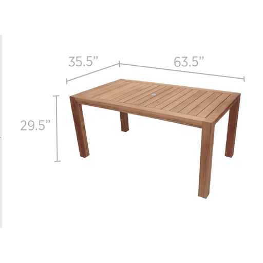 Royal Teak Collection Comfort Table 63" - COMF63