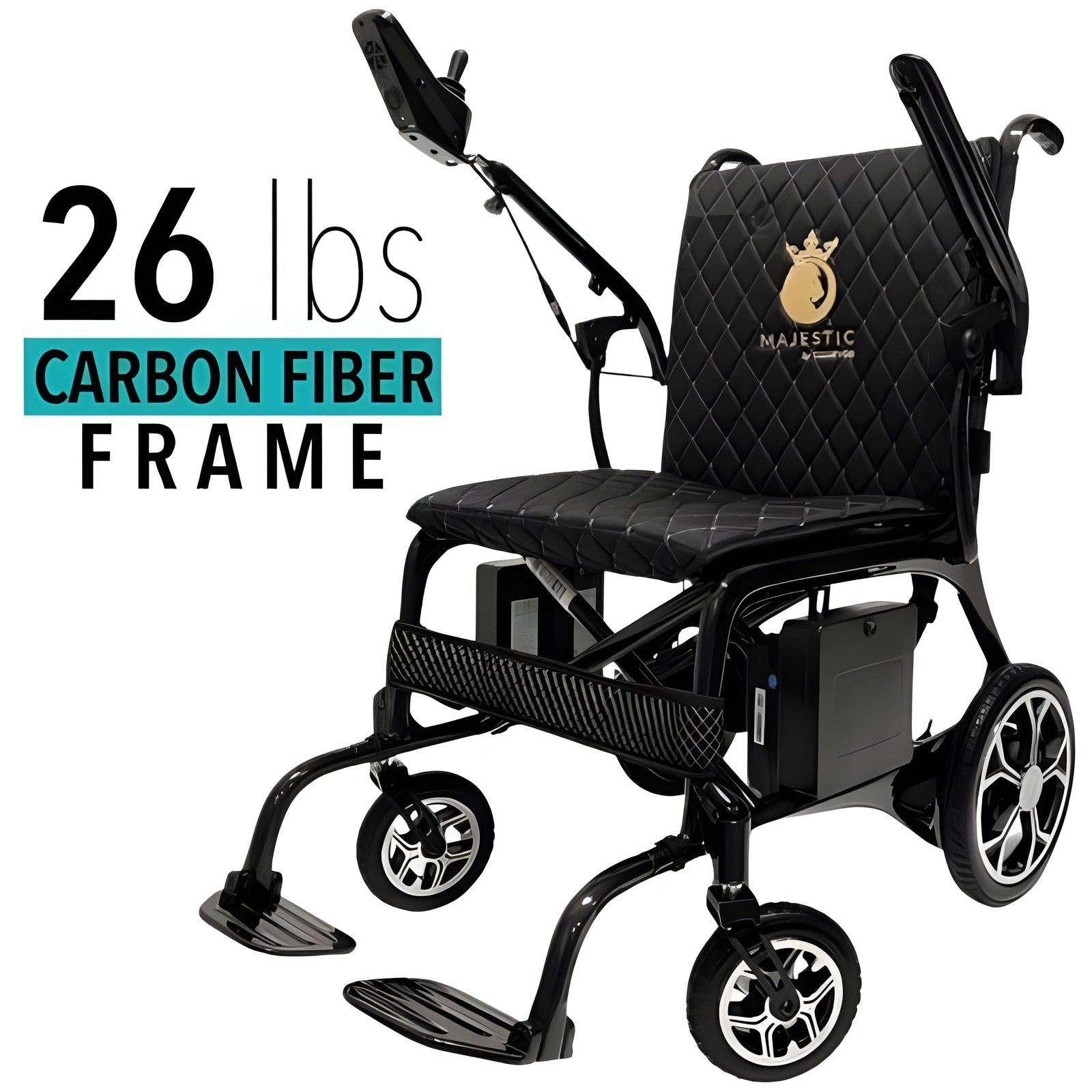 ComfyGo Phoenix Carbon Fiber Folding Electric Wheelchair