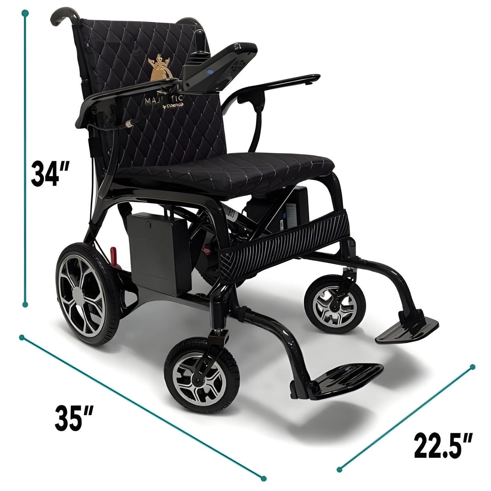 ComfyGo Phoenix Carbon Fiber Folding Electric Wheelchair