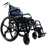 ComfyGo X-1 Ultra Lightweight Manual Wheelchair - X-1 BLACK