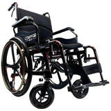 ComfyGo X-1 Ultra Lightweight Manual Wheelchair - X-1 BLACK