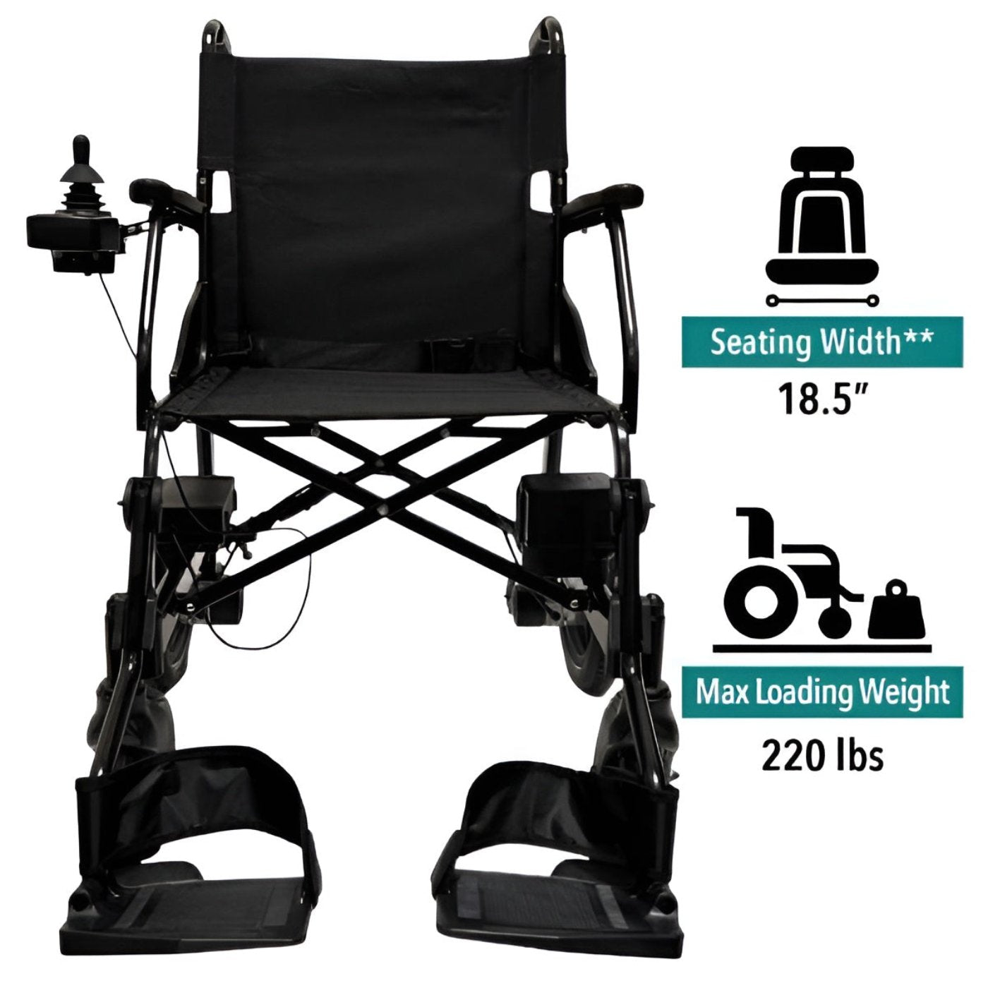 ComfyGo X-Lite Lightweight Foldable Electric Wheelchair