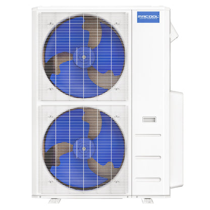 MRCOOL DIY 5th Gen Mini Split - 6-Zone 55,000 BTU Ductless Air Conditioner and Heat Pump Condenser with 12K + 12K + 12K + 12K + 12K + 9K Ceiling Cassette Air Handlers