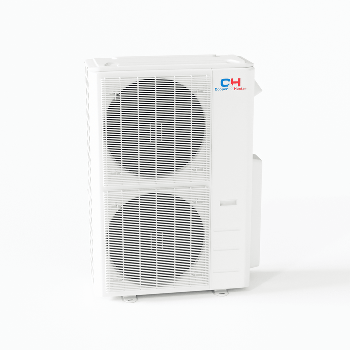 Cooper & Hunter 48,000 BTU 230V Ceiling Cassette Light Commercial Ductless Mini Split Air Conditioner Heat Pump 16 SEER 4 TON + Installation Kit Option -CH-48LCCT-230VI & CH-N48LCU-230VO/NO KIT