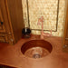 Akicon Custom Copper Corner Bathroom Sink - AKS215-C