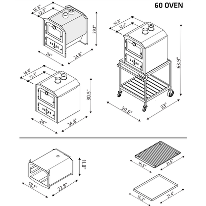 60 Nuke Counter Top Oven Diagram