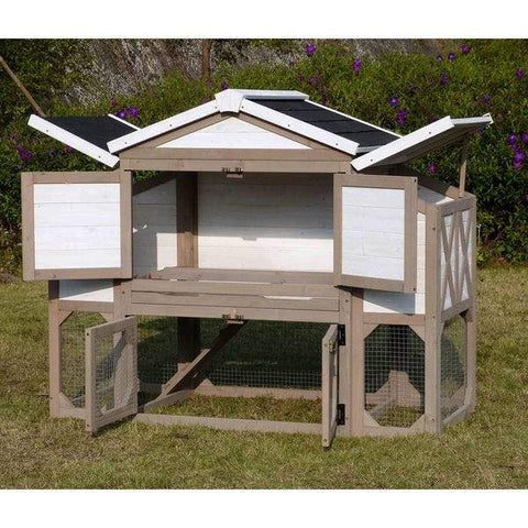 Merry Products & Garden 4-Door Country Style Chicken Coop - PTH0520010702