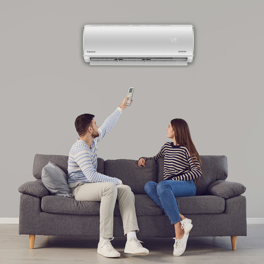 Pioneer Diamante Essenza 11,500 BTU 17 SEER2 230V High-Wall Ductless Mini-Split Air Conditioner Inverter Heat Pump with 16 Ft. Kit - WYT012GLUI17RL