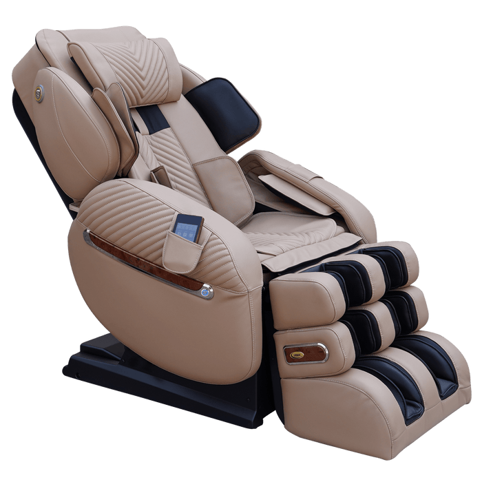 Luraco iRobotics 9 Max Plus Massage Chair - Cream - 893640001755