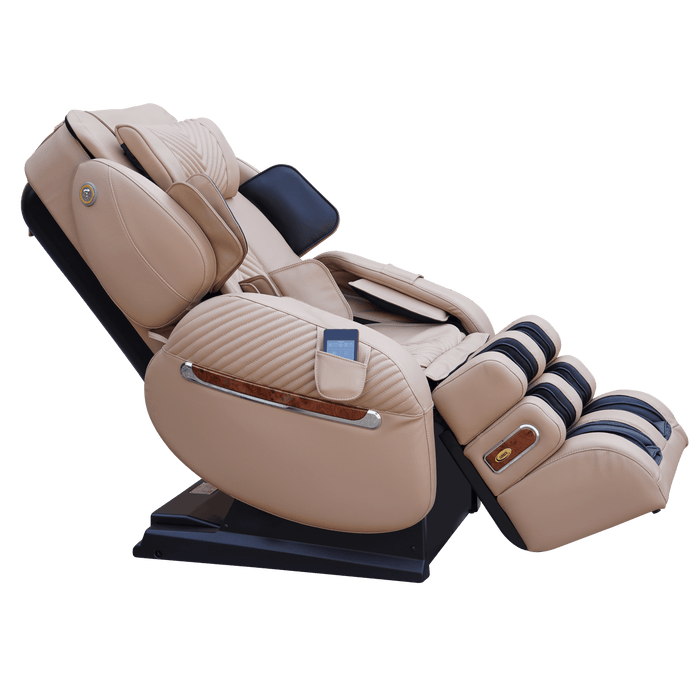 Luraco iRobotics 9 Max Plus Massage Chair - Cream - 893640001755