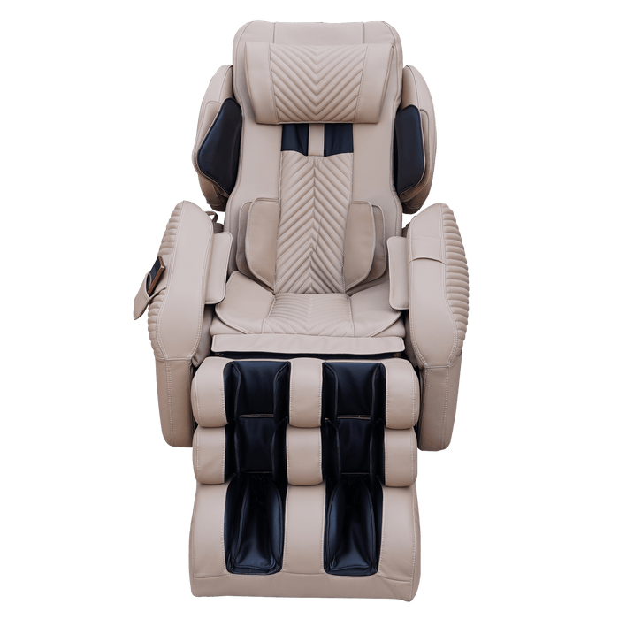 Luraco iRobotics 9 Max Plus Massage Chair - Cream - 893640001755