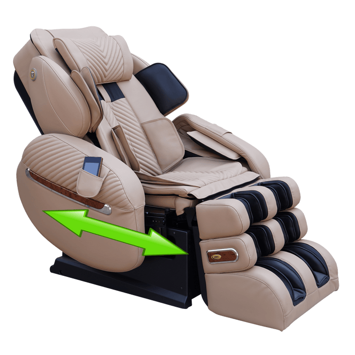 Luraco iRobotics 9 Max Plus Massage Chair - Cream - 893640001755