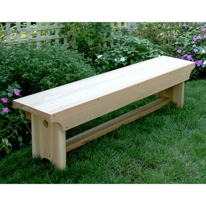 Creekvine Designs 5' Cedar 1805 Traditional Heavy Duty Bench - WRF1805HD5BCHCVD