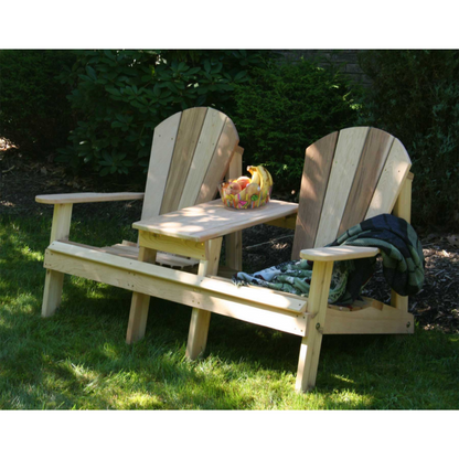 Creekvine Designs Cedar Adirondack Settee - WF5120CVD