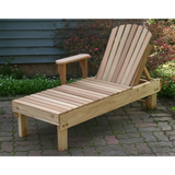 Creekvine Designs Cedar American Forest Chaise Lounge - WF5510-2CVD