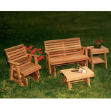 Creekvine Designs Cedar Classic Rocking Gliders & Tables Set - WRF3230SETCVD