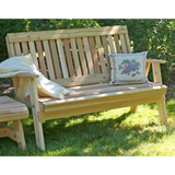 Creekvine Designs Cedar Countryside Garden Bench - WF2EGBCVD