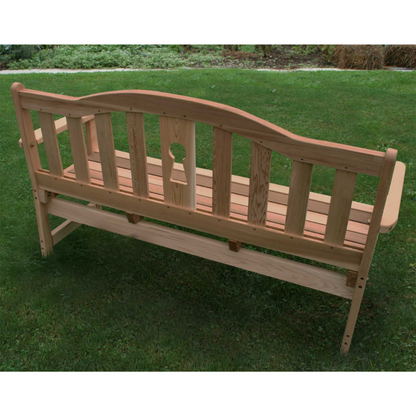 Creekvine Designs Cedar Keyway Garden Bench - WF8102CVD