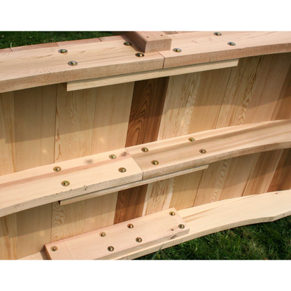 Creekvine Designs Cedar Pearl River Garden Bridge - WF1704CVD
