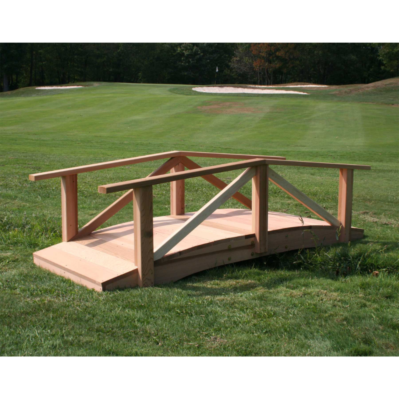 Creekvine Designs Cedar Pearl River Garden Bridge - WF1704CVD