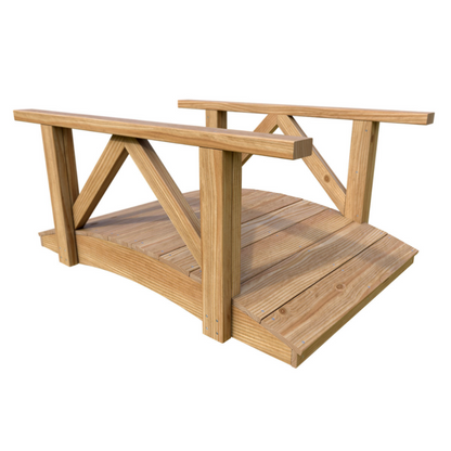 Creekvine Designs Cedar Pearl River Garden Bridge - WF1704CVD