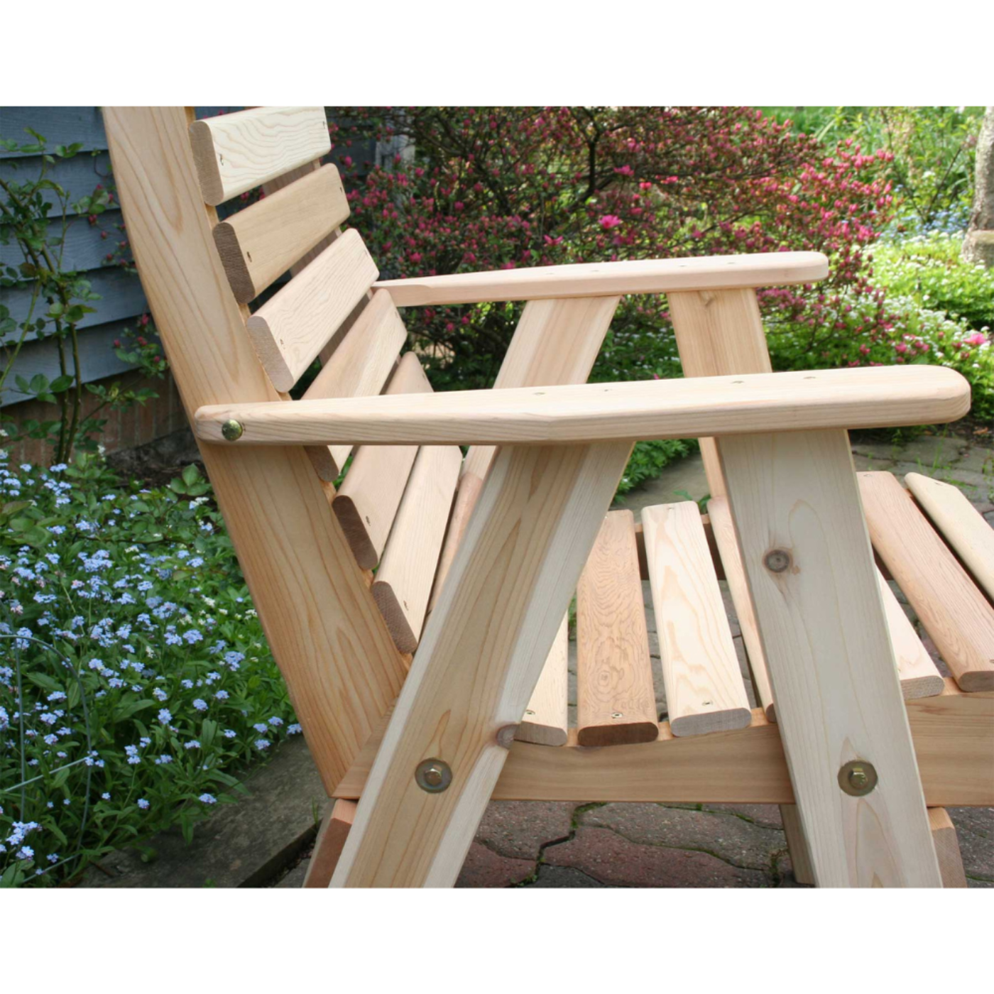 Creekvine Designs Cedar Royal Country Hearts Patio Chair - WF1135CVD