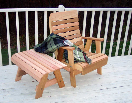 Creekvine Designs Cedar Twin Ponds Chair & Table Set - WRF1130SETCVD