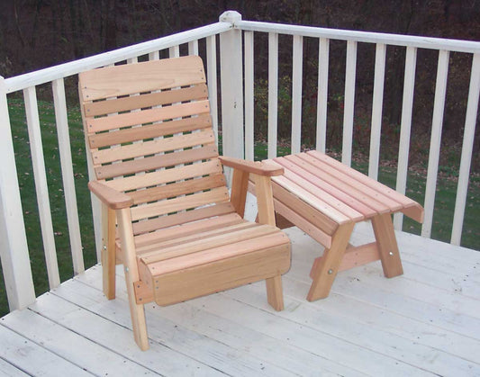 Creekvine Designs Cedar Twin Ponds Chair & Table Set - WRF1130SETCVD