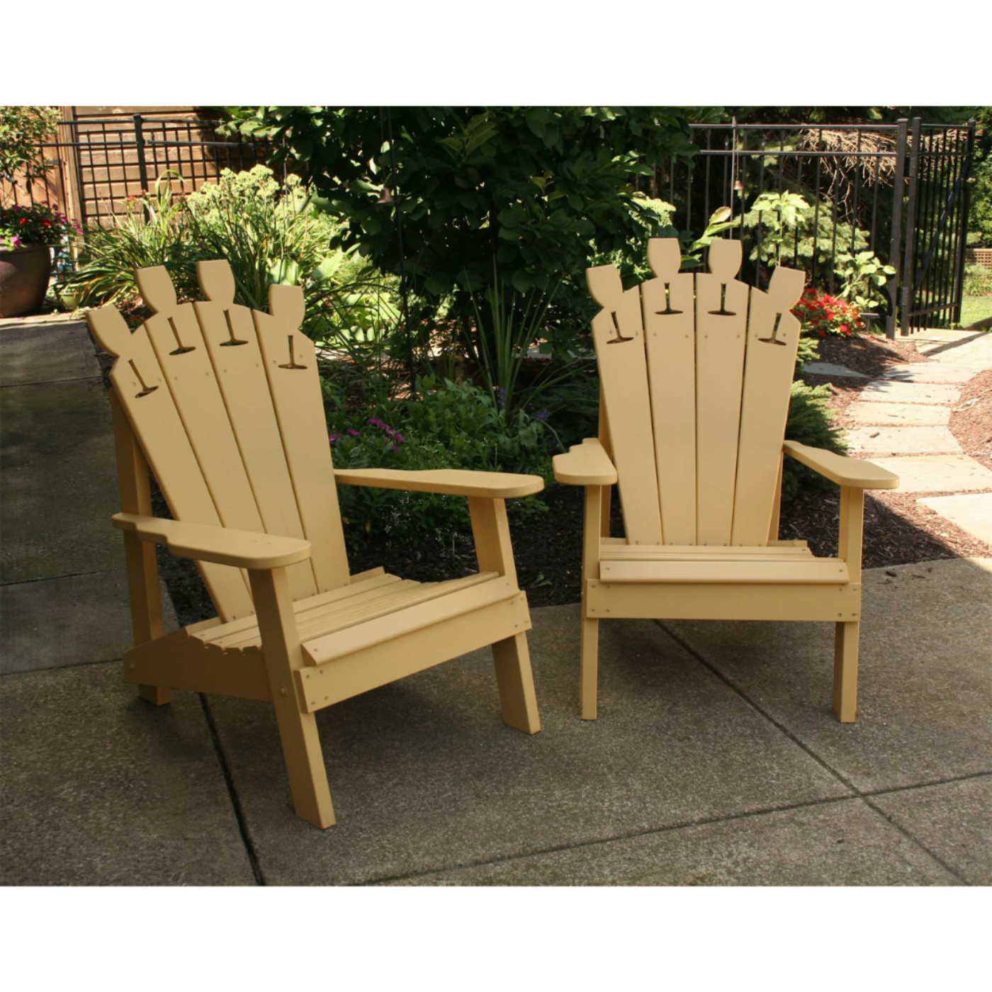 Creekvine Designs Cedar Wine Glass Adirondack Chair - WRF5100WGCVD