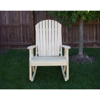 Creekvine Designs Treated Pine Curveback Rocking Chair - FR24ADCVD