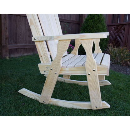 Creekvine Designs Treated Pine Curveback Rocking Chair - FR24ADCVD