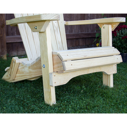 Creekvine Designs Treated Pine Folding Adirondack Chair - FC24FADCVD
