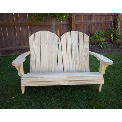 Creekvine Designs Treated Pine Low Curveback Garden Bench - FPB48ADCVD