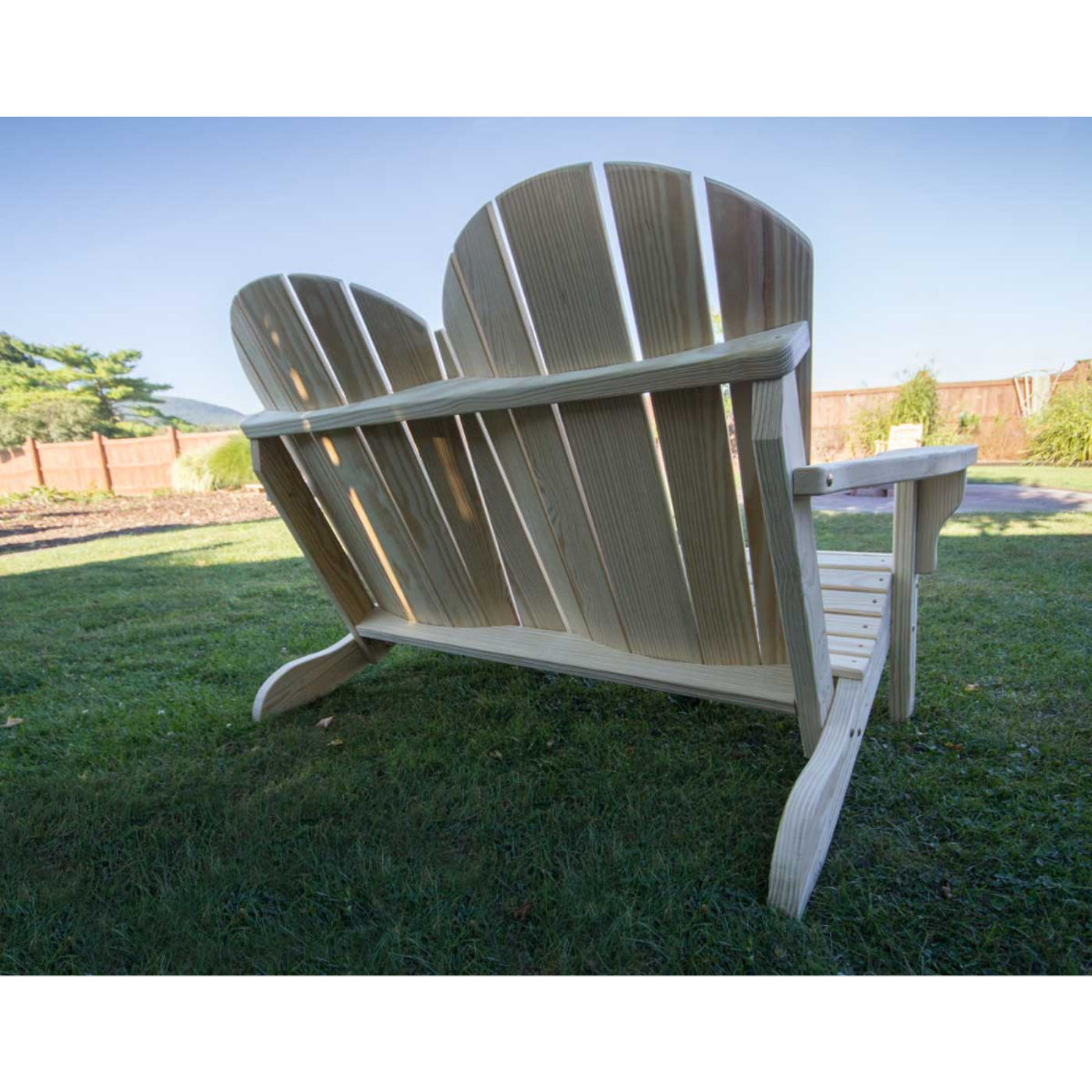 Creekvine Designs Treated Pine Low Curveback Garden Bench - FPB48ADCVD