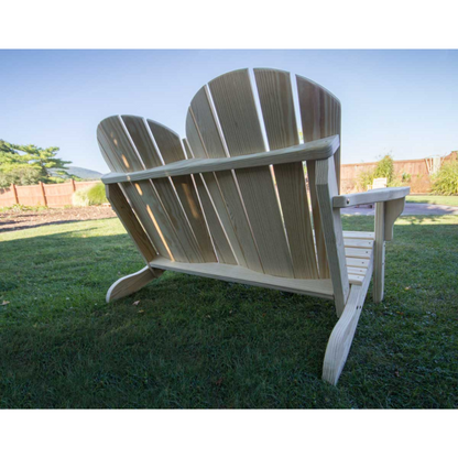 Creekvine Designs Treated Pine Low Curveback Garden Bench - FPB48ADCVD