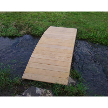 Creekvine Designs Treated Pine Plank Garden Bridge - FT1204-2CVD