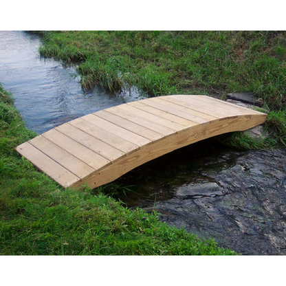 Creekvine Designs Treated Pine Plank Garden Bridge - FT1204-2CVD