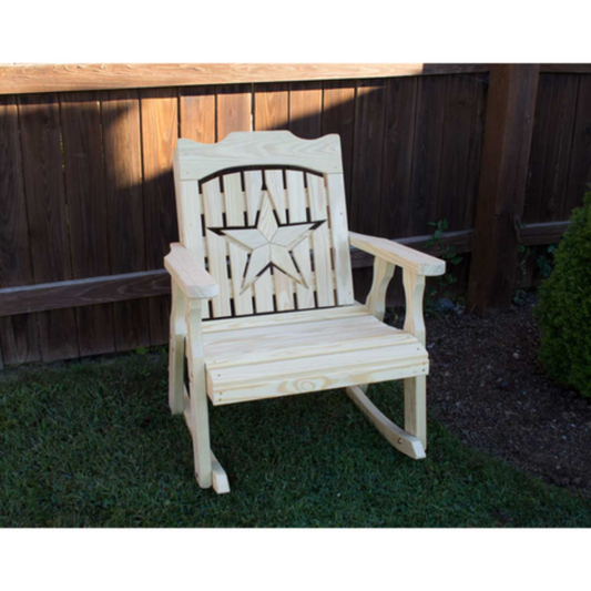Creekvine Designs Treated Pine Starback Rocker - FR24STARCVD