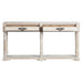 Crestview Collection Abbott 68" x 14" x 34" Rustic Unfinished Wood Console - CVFNR796