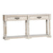 Crestview Collection Abbott 68" x 14" x 34" Rustic Unfinished Wood Console - CVFNR796