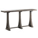 Crestview Collection Alpine 76" x 17" x 39" Transitional Wood Console Table In Ebony Finish - CVFNR797